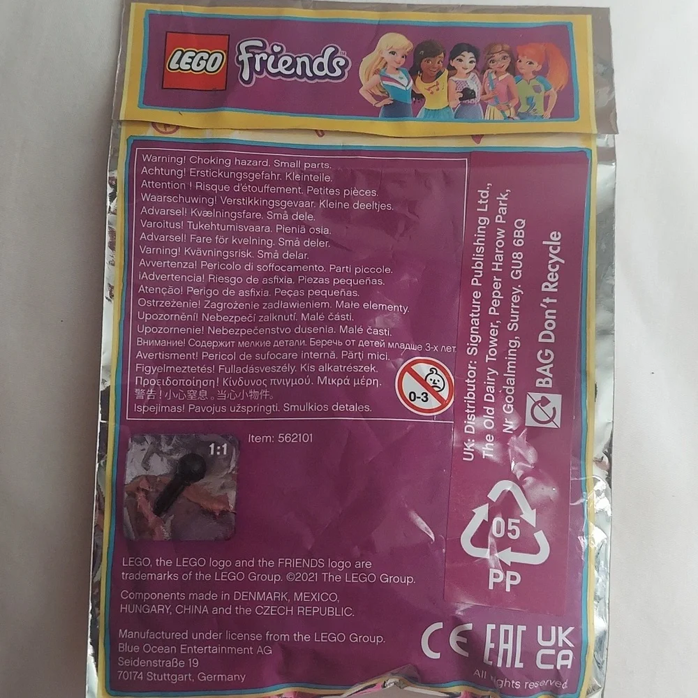 Original LEGO Performing Dog & Friends Foil bag Retired New